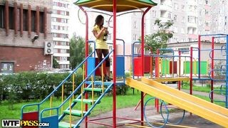 Amatőr orosz zsenge pipit basznak