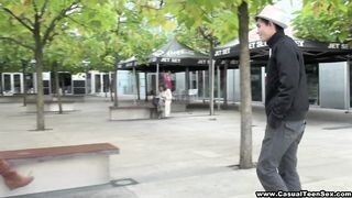Amatőr tinédzser pár baszik