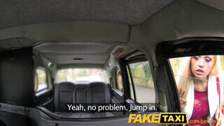 FakeTaxi - Csöcsös világos szőke popsiba kurelva