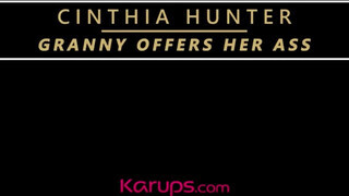 Karups - Cinthia Hunter hátsó bejáratba kurelva
