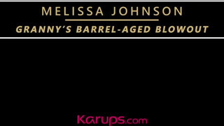 Melissa Johnson a termetes cicis érett nő