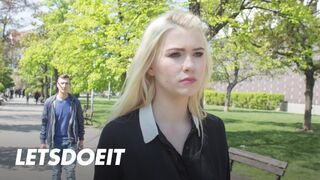 Vonzó lengyel világos szőke Misha Cross cidázza a külföldi vastag fazt külföldön és jól meglovagolja