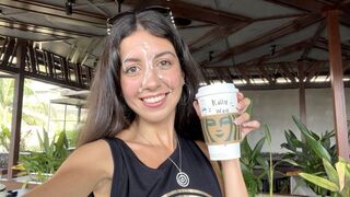 Fiatal oboázás a starbucks mosdójában – arcára spriccelő fütykös utána kávézás nyálkával középen