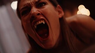 Sötét Vágyak Kastélya - Vampired Csábításában Egy Csábos Világos Szőke Úrnő és Egy Szemérmes Csajszi Tiffany Tatummal és Leana Lovings-szal